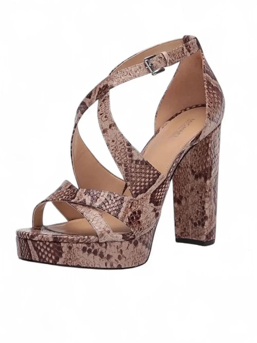 Michael KORS Lorene Leather Platform Sandal